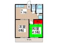 稲荷ハイツの間取図
