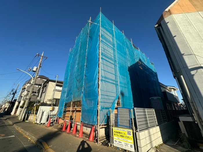 Forest　Park　Hillsの建築中