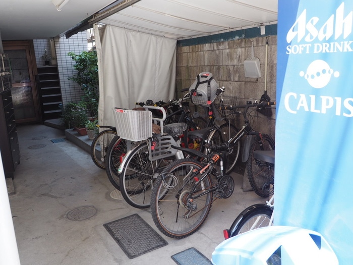 エ－デルハイムの駐輪場