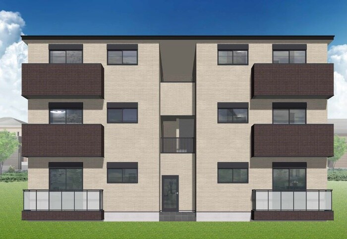 物件外観写真2　(完成模型)