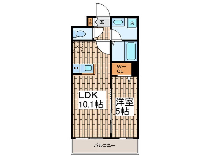 ロイジェントパークス西馬込の間取り図