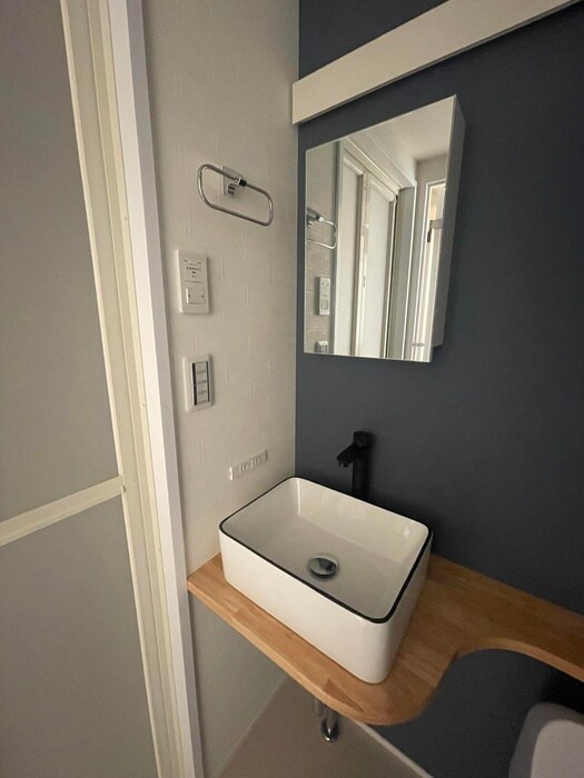 茶花ハイツの洗面