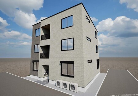 仮）足立区千住龍田町新築工事外観写真