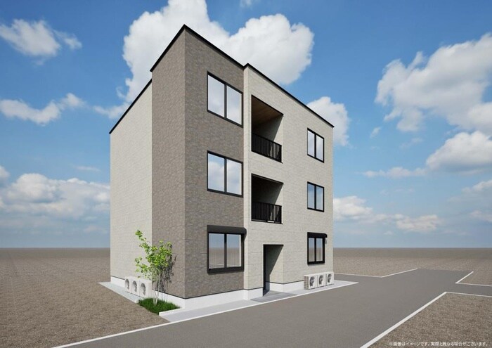 仮）足立区千住龍田町新築工事の物件外観写真