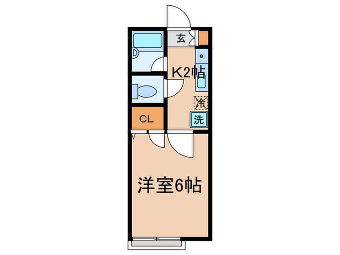 プティメゾンＫ＆Ｋの間取り図