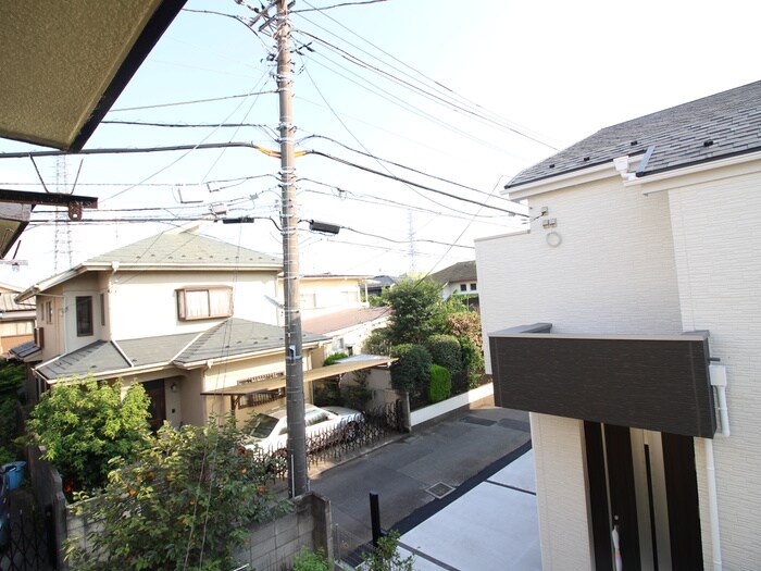 楓荘の室内からの展望