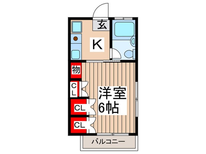ふじたハイツの間取り図