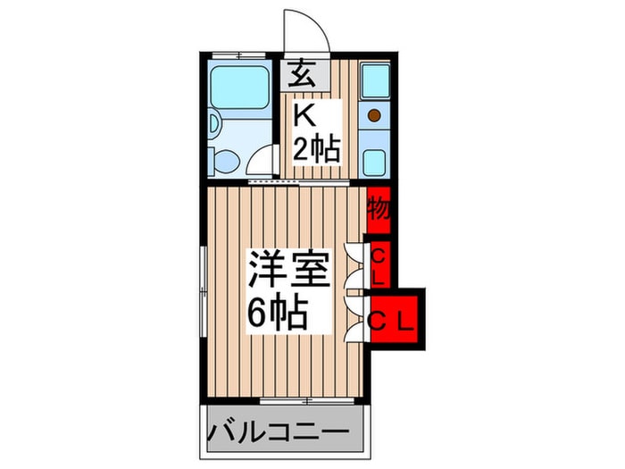 ふじたハイツの間取り図