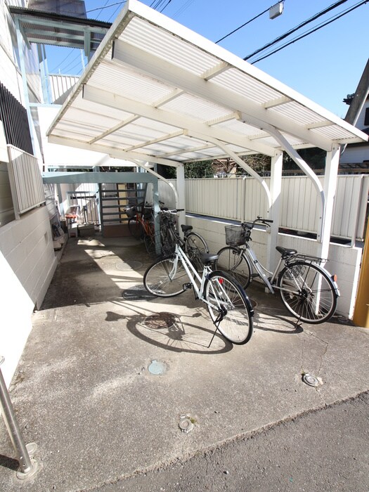 ふじたハイツの駐輪場