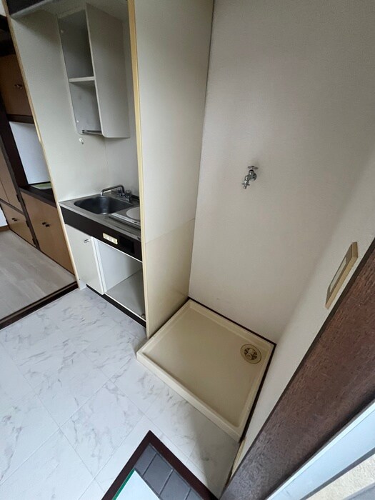 ふじたハイツの洗濯機置場