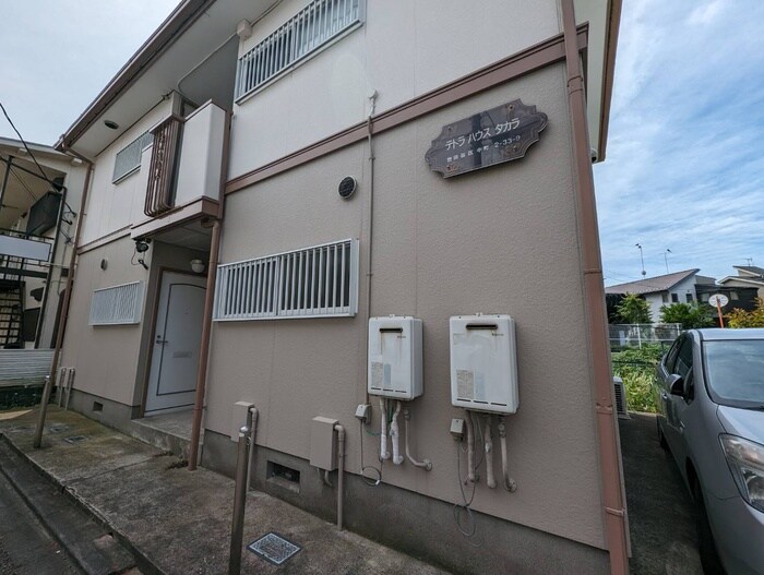 テトラハウスタカラのエントランス部分