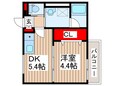 クロレ南流山Ⅱの間取図