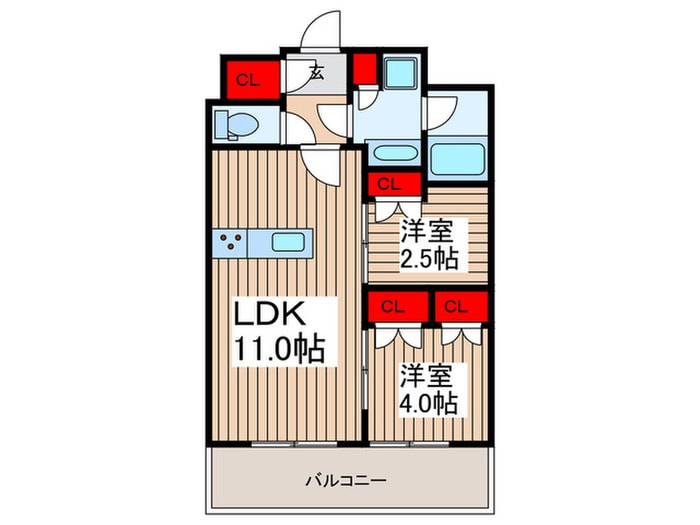 LIME RESIDENCE KAWAGUCHI EASTの間取り図