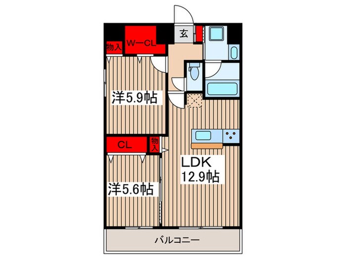ＴＣＳ北浦和レジデンスの間取り図