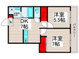 鹿浜マンションの間取図