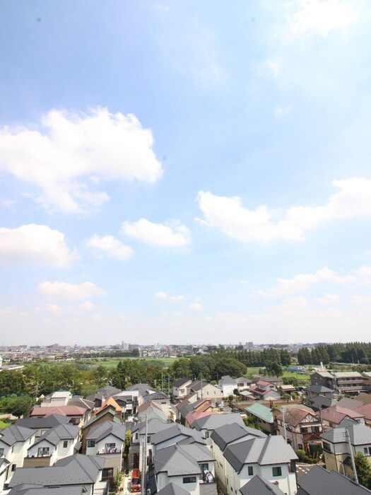 田園パーク土呂の室内からの展望