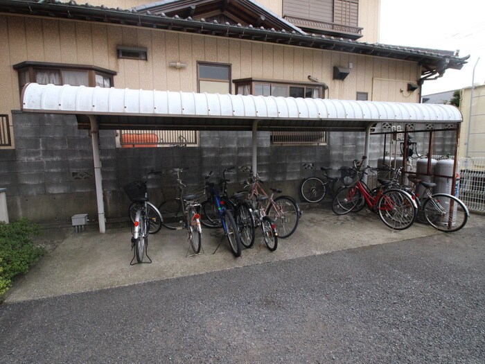 馬込ハイツの駐輪場