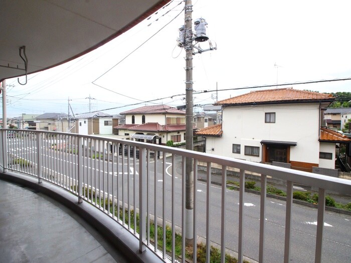 馬込ハイツの室内からの展望