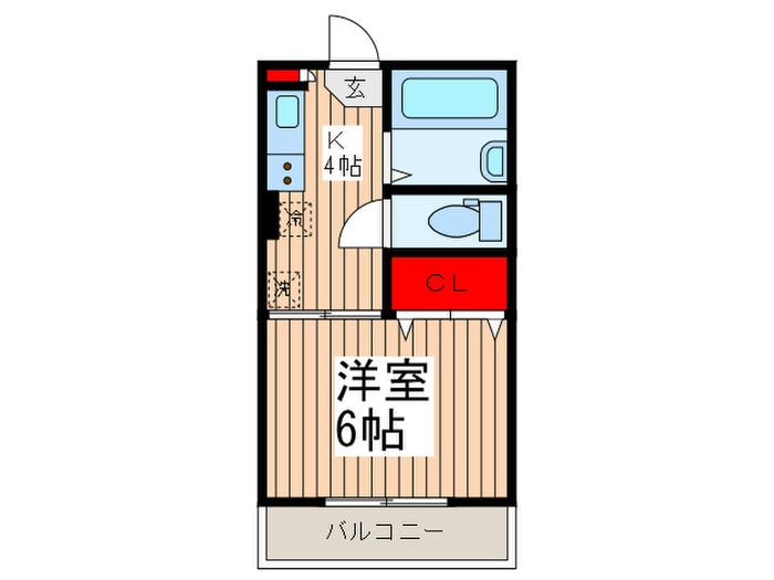 旭ハイツの間取り図