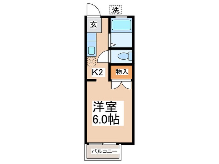 グリーンハイツの間取り図
