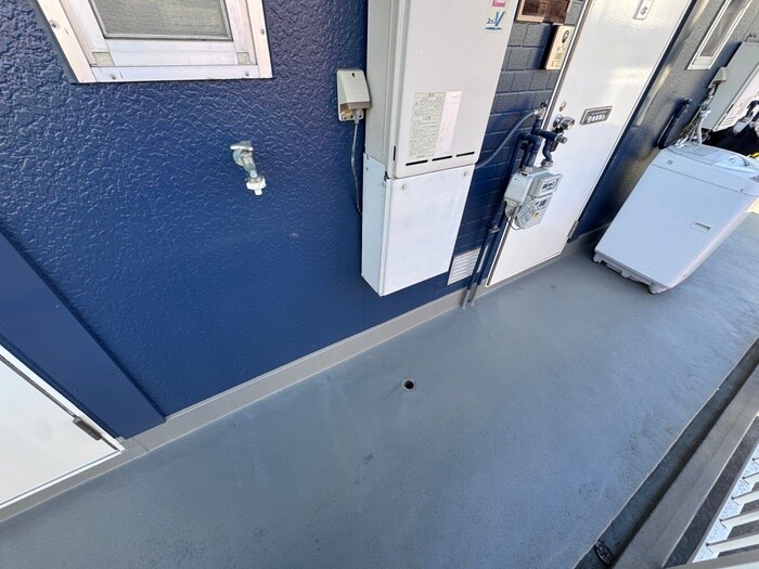 グリーンハイツの洗濯機置場