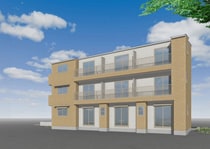 仮）湊町３丁目新築工事の外観写真