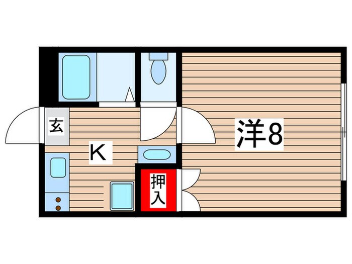 東千葉ハイリビング六番館の間取り図
