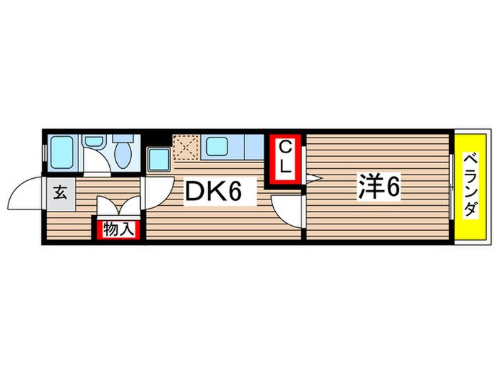 永光ハイツの間取り図