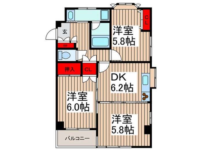 ロイヤルハウスの間取り図