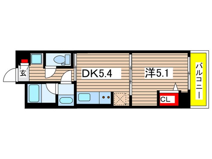 ルミークアン東陽町の間取り図