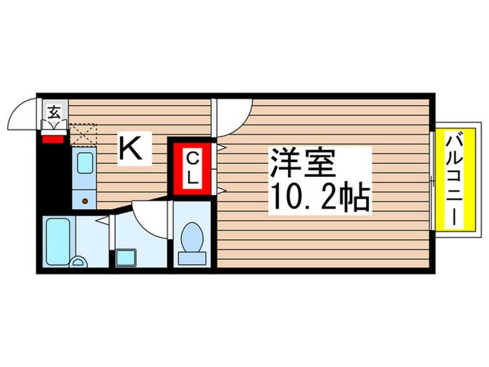 アムールＶｅｒｄｕｒｅの間取り図