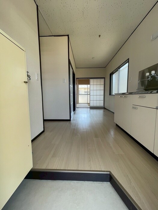 上山コ－ポの玄関