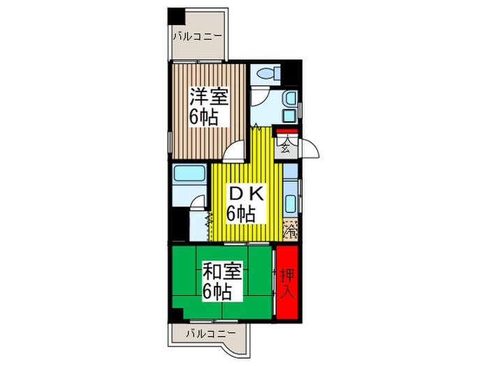 中村ビルの間取り図