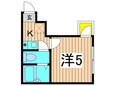 シャンテ小菅Ⅱの間取図