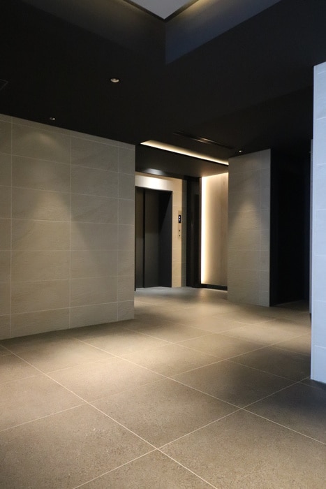 プラウドフラット虎ノ門のエントランス部分