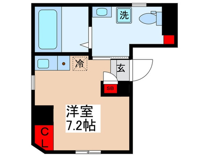 カテリーナ千住大橋の間取り図