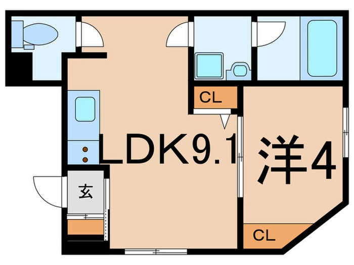 ベルシエル高野の間取り図