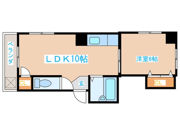 メゾンエンゼルの間取り図