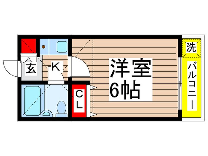 スカイピア平井A棟の間取り図