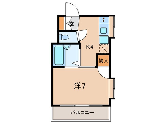 リエス馬込（3階）の間取り図