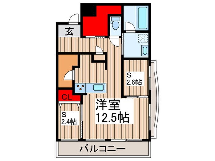 ヴィラ鴻巣の間取り図