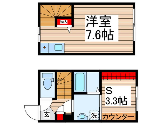 ラウレア西千葉の間取り図