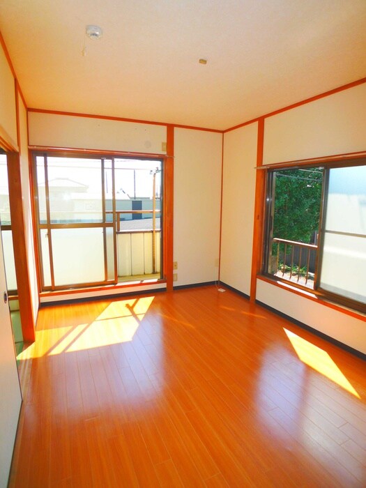 トモエハイツの室内からの展望