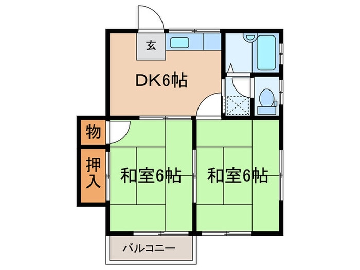 小金井コ－ポの間取り図