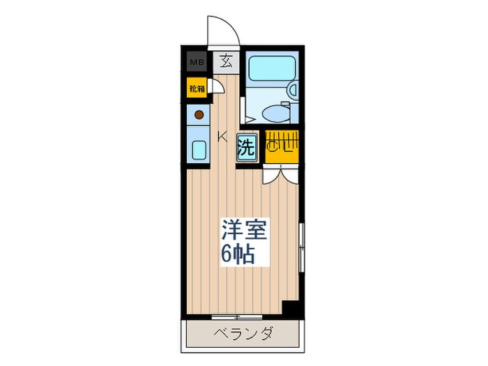 リベルテ新中野の間取り図