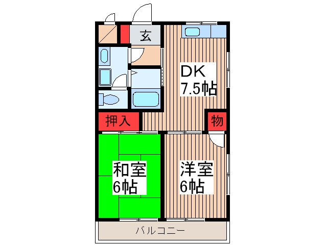 リファインドマンション　Ｋの間取り図