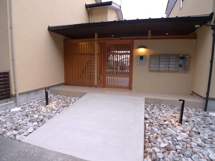 杜のアパートセカンドのエントランス部分