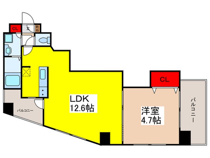 メゾン ド シエルⅧの間取り図