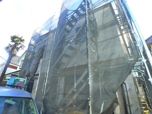 仮）阿久澤様ｶﾞﾚｰｼﾞﾊｳｽ新築工事外観写真