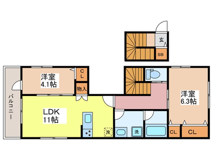 ＥＺＥＮの間取り図